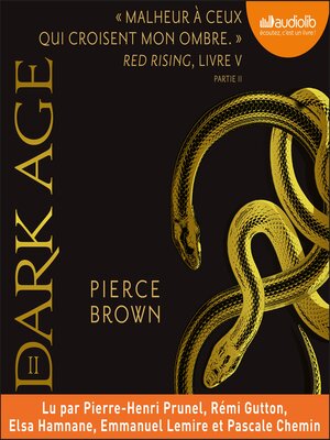 cover image of Dark Age, volume 2 --Red Rising, tome 5